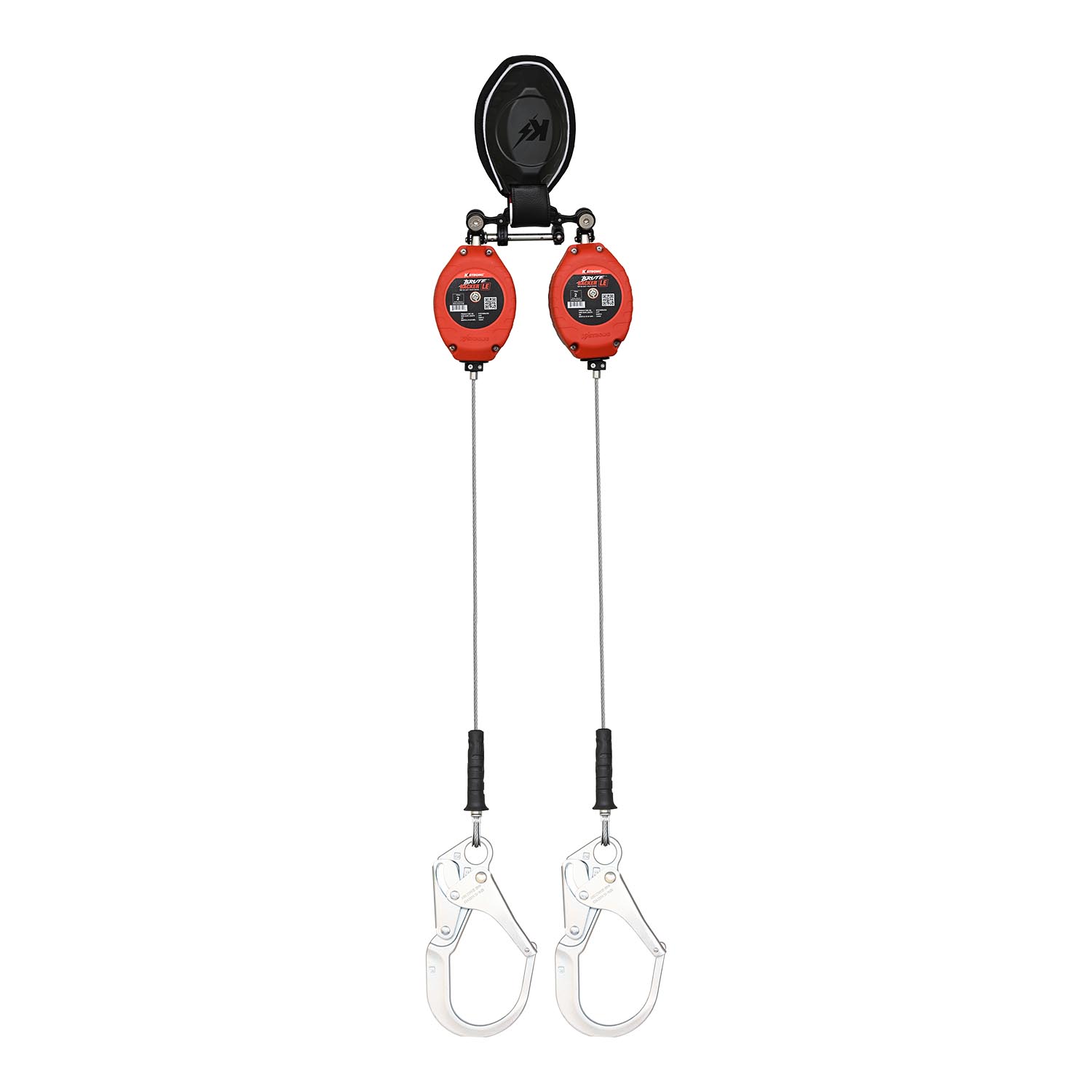K Strong BRUTE Backer LE V2 Class 2 - Dual Interchangeable 8.5' Cable SRL-P with Rebar Hooks at Anchorage End UFS314006LDV2