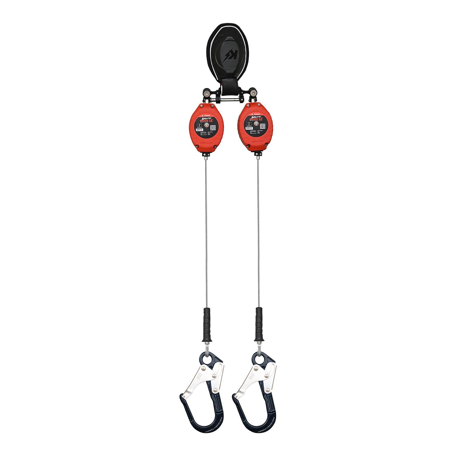 K Strong BRUTE Backer LE V2 Class 2 - Dual Interchangeable 8.5' Cable SRL-P with Aluminum Rebar Hooks at Anchorage End UFS316106LDV2