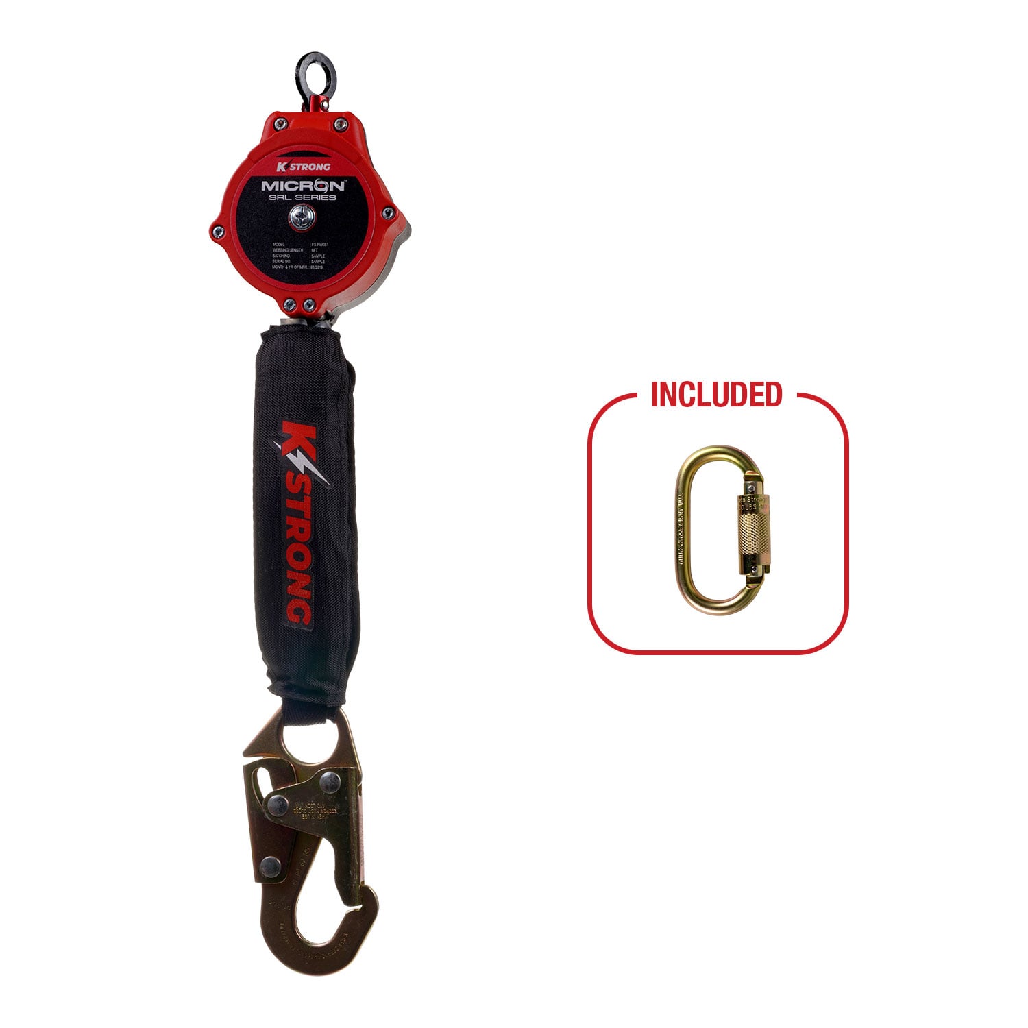 K Strong Micron 6' SRL with Snap Hook UFS350002