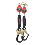 K Strong Micron Dual 6' SRL with Large Aluminum Rebar Hooks with Steel ANSI Gate UFS356002D