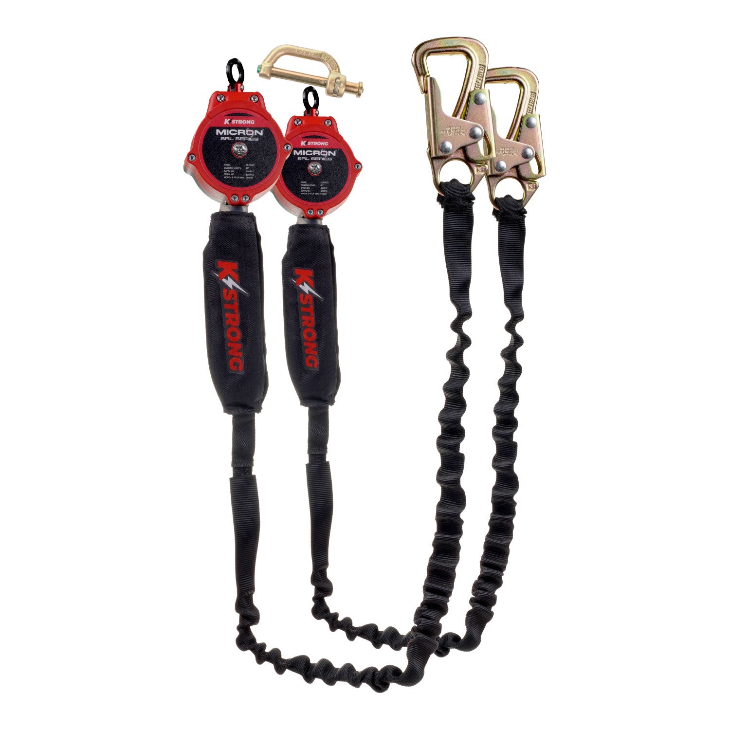 K Strong Micron Dual 9' Tie-back SRL with Tie-back Hooks UFS359002D