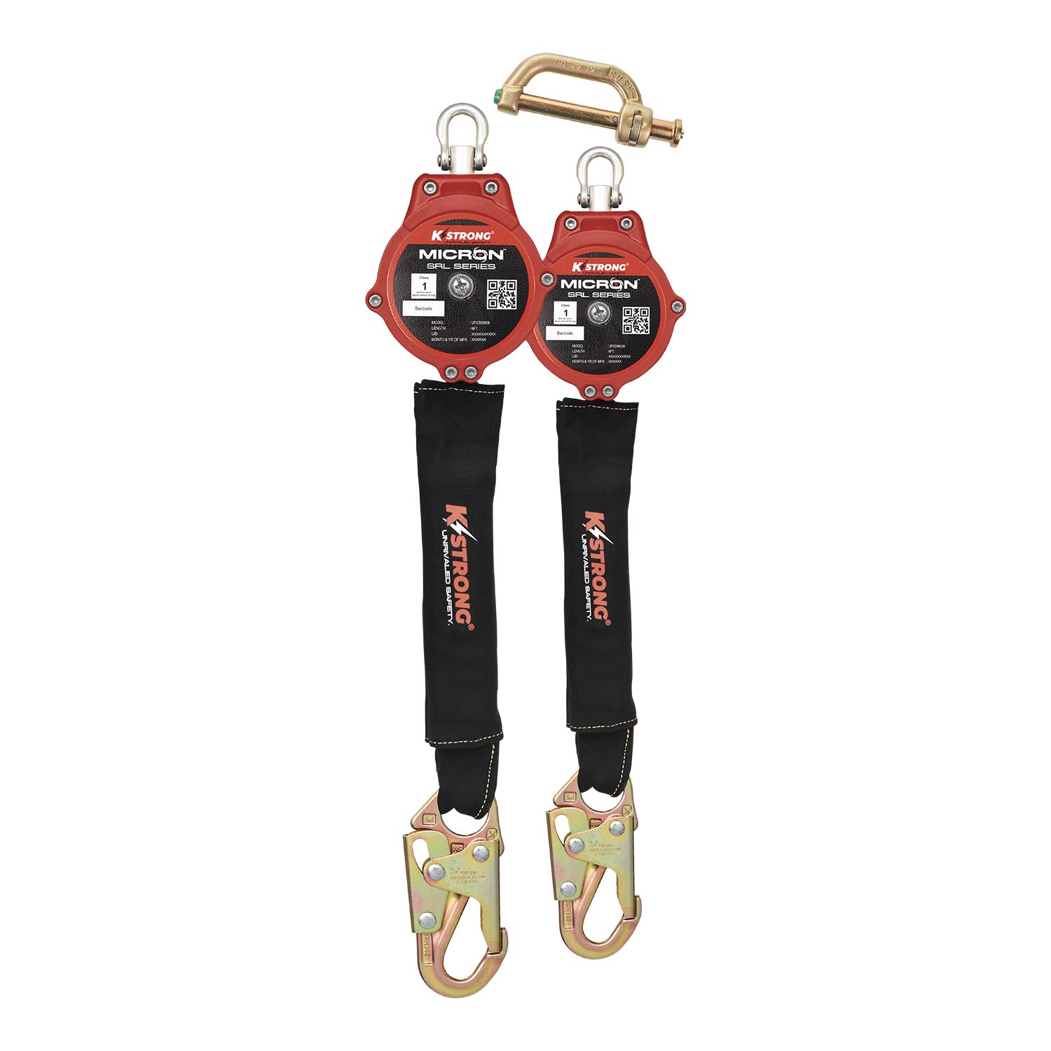 K Strong Micron Dual 6' Arc Flash Rated SRL-P with Steel Snap Hooks UFS390006D