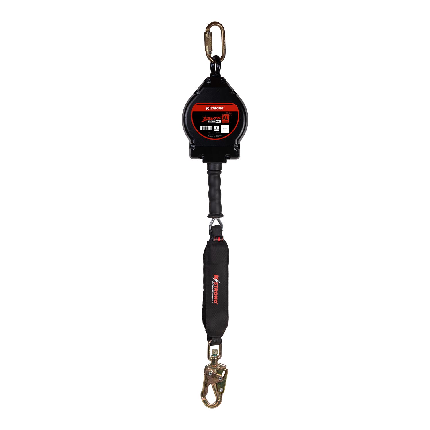 K Strong BRUTE-AL LE 20' Aluminum Housing Cable SRL with Swivel Snap Hook UFS480020L
