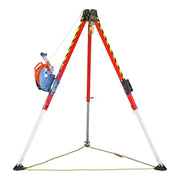K Strong Megapod 7' Recovery Kit w/ Tripod, 60' 3-way Rescue Retrieval SRL-R with Mounting Bracket, and Storage Bags UFT510007RK