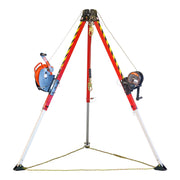 K Strong Megapod 10' Deluxe Kit w/ Tripod, 60' 3-way Rescue Retrieval SRL-R with Mounting Bracket, 60' Material/Personnel Winch, and Storage Bags UFT510010DK