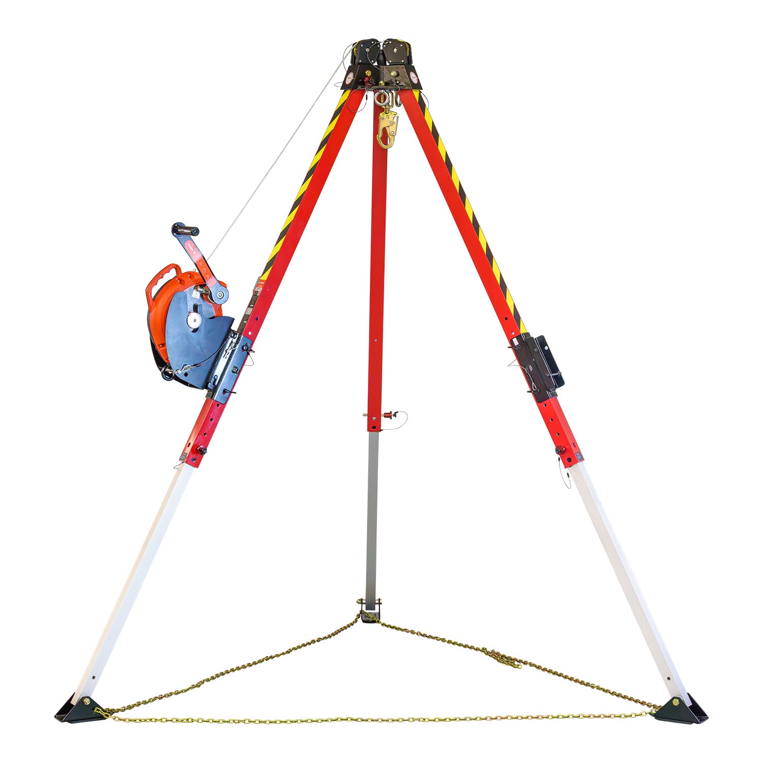 K Strong Megapod 10' Recovery Kit w/ Tripod, 60' 3-way Rescue Retrieval SRL-R with Mounting Bracket, and Storage Bags UFT510010RK