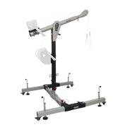 K Strong Megadavit H-Base Basic Kit w/ H-Base Frame Assembly, 54" Column Mast, and 3' Cantilever Boom Arm with Winch Bracket UFT551011BK