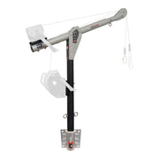 K Strong Megadavit Wall Mount Basic Kit w/ Wall Mount Column Mast Receiver, 54" Column Mast, and 3' Cantilever Boom Arm with Winch Bracket UFT551031BK