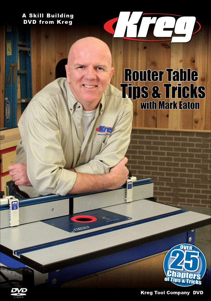 Kreg DVD - Router Table Tricks & Tips with Mark Eaton V09-DVD