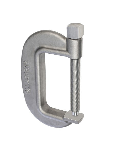 Super Duty 8" C-Clamp w/ full closing spindle and short spindle (Zero Series; Bridge Clamp)