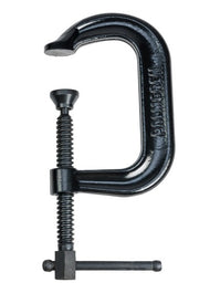 4" Drop Forged Deep Throat C-Clamp W/ Black Oxide Spindle (400 Series)