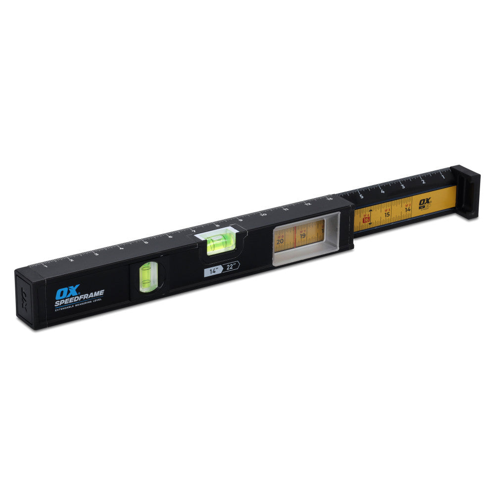 Ox Tools SPEEDFRAME 14" to 22.5" Extendable Measuring Level OX-P635204