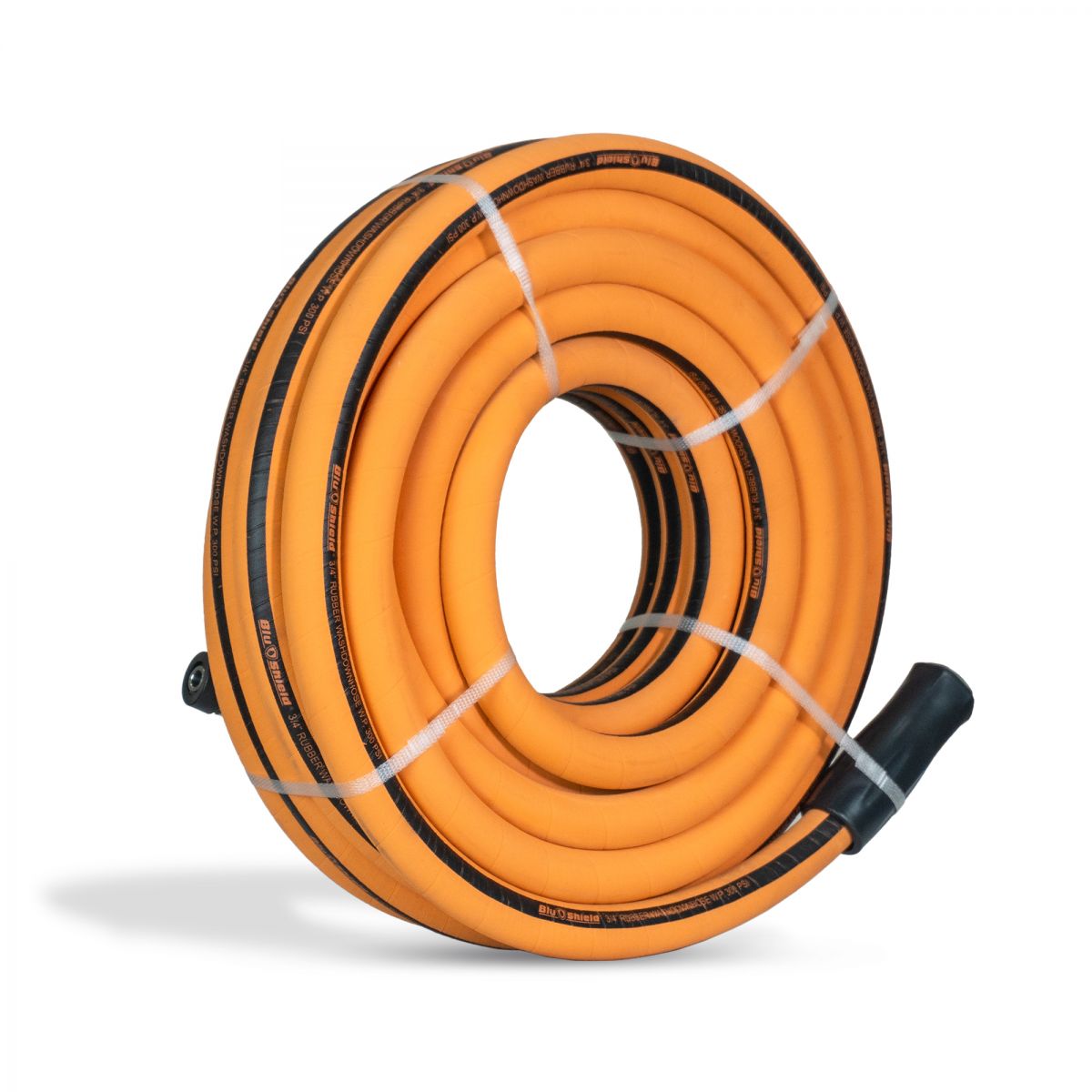 Blubird 3/4" X 50' Rubber Wash Down Hose 3/4" Male and Female GHT Fittings WD3450