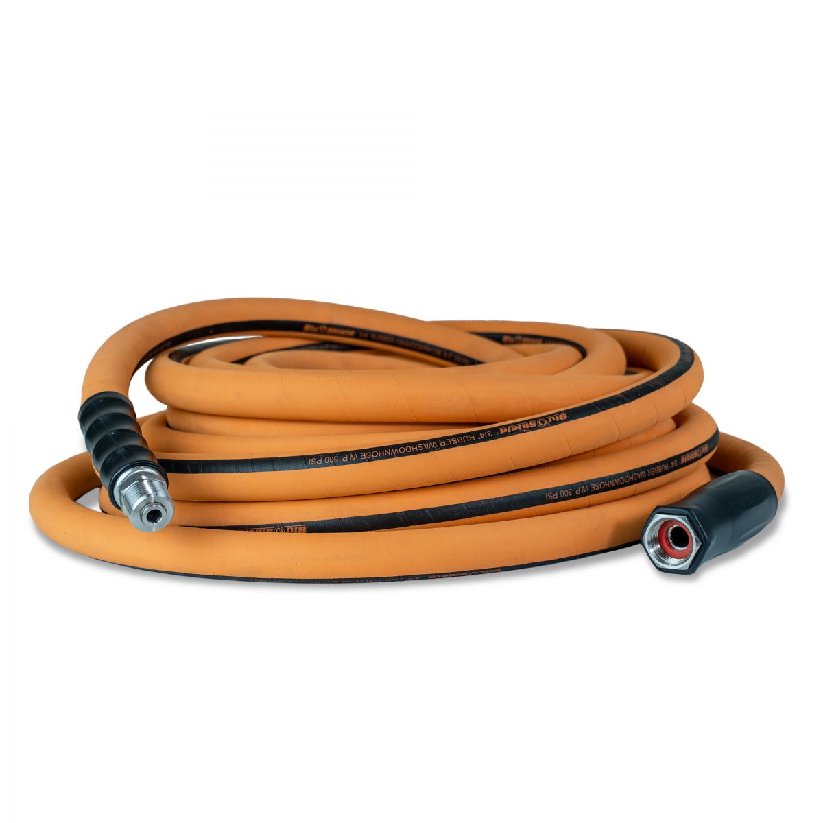 Blubird 3/4" X 50' Rubber Wash Down Hose 3/4" Male and Female GHT Fittings WD3450