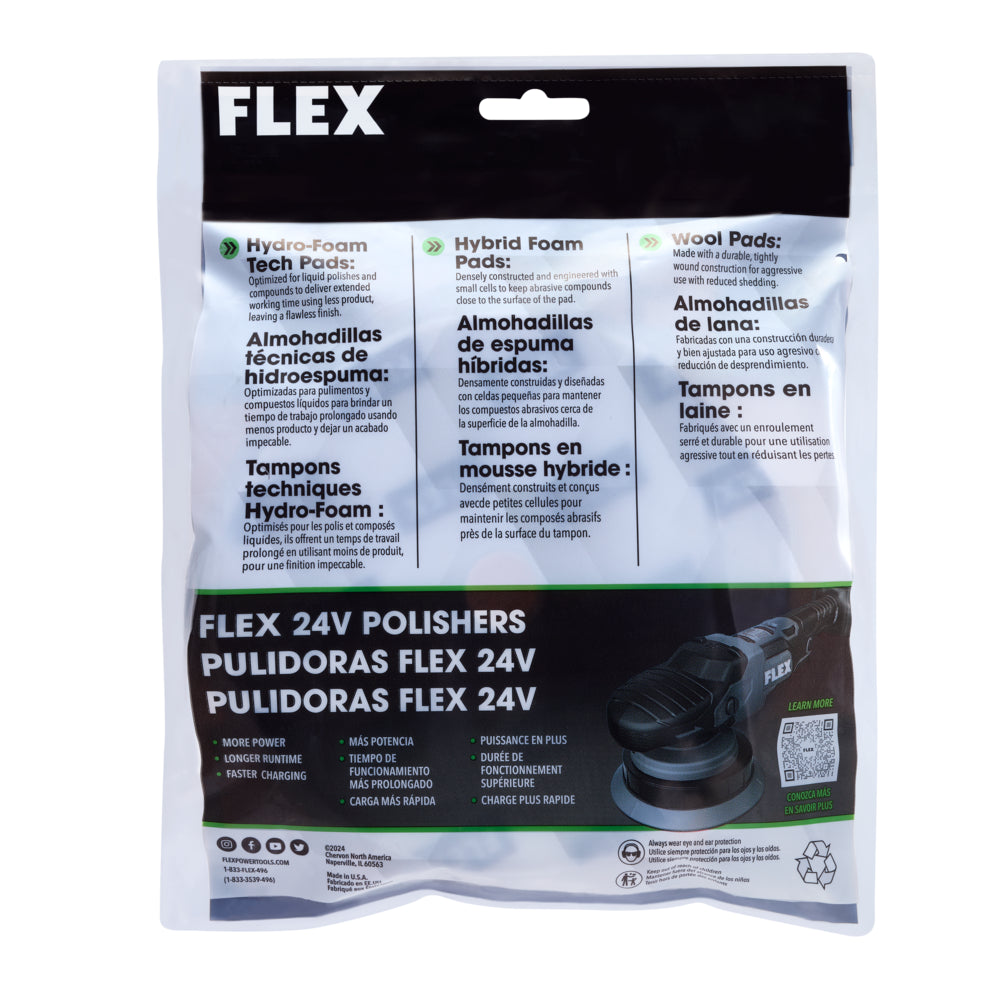 Flex Tools 6-1/2" Grey Heavy Cutting Foam Pad FA305004