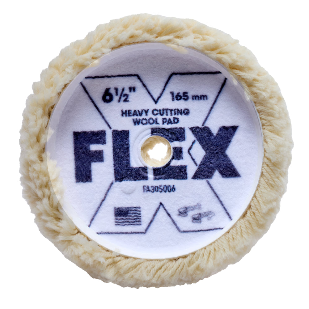 Flex Tools 6-1/2" Wool Heavy Cutting Rotary Pad FA305006