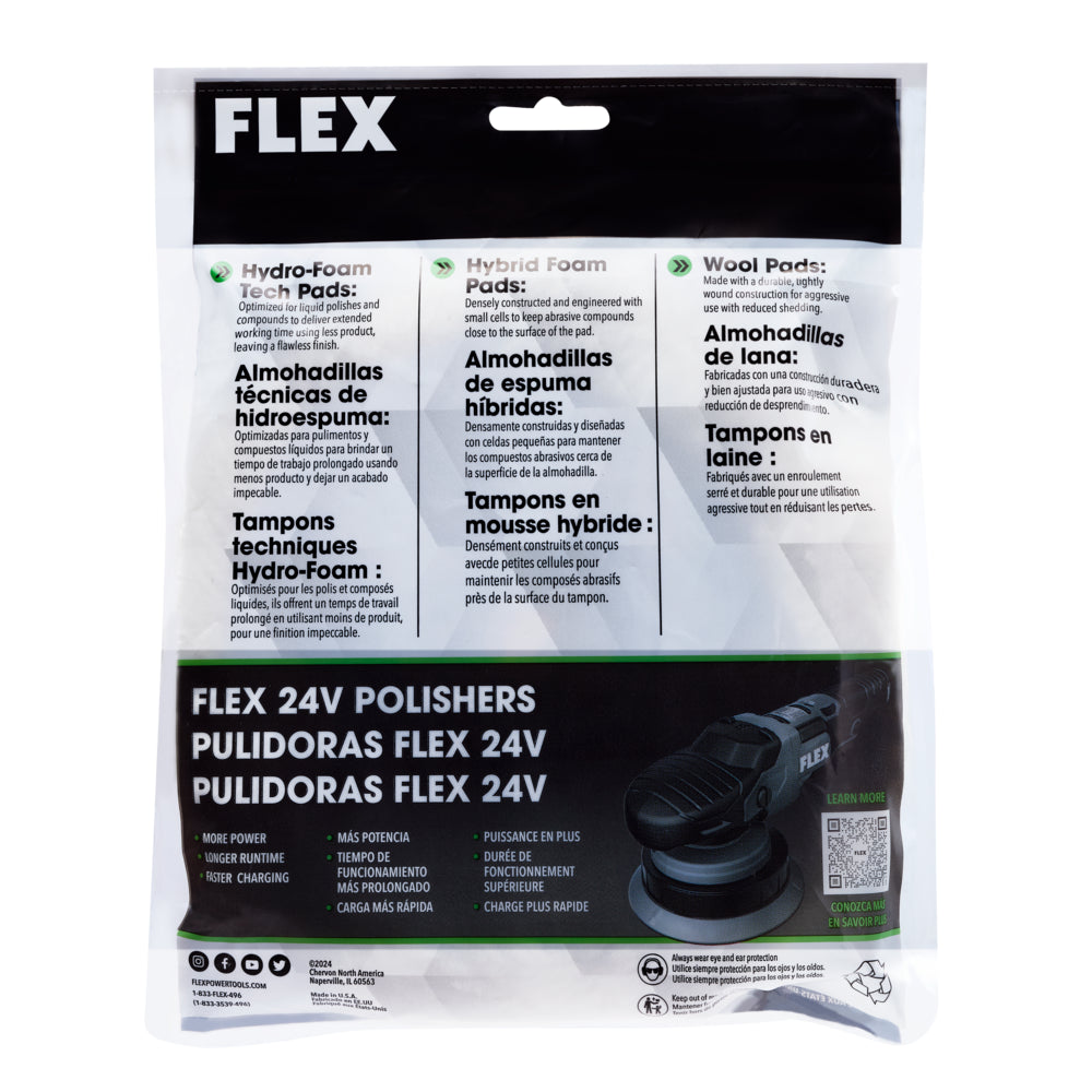 Flex Tools 6-1/2" Wool Heavy Cutting Rotary Pad FA305006