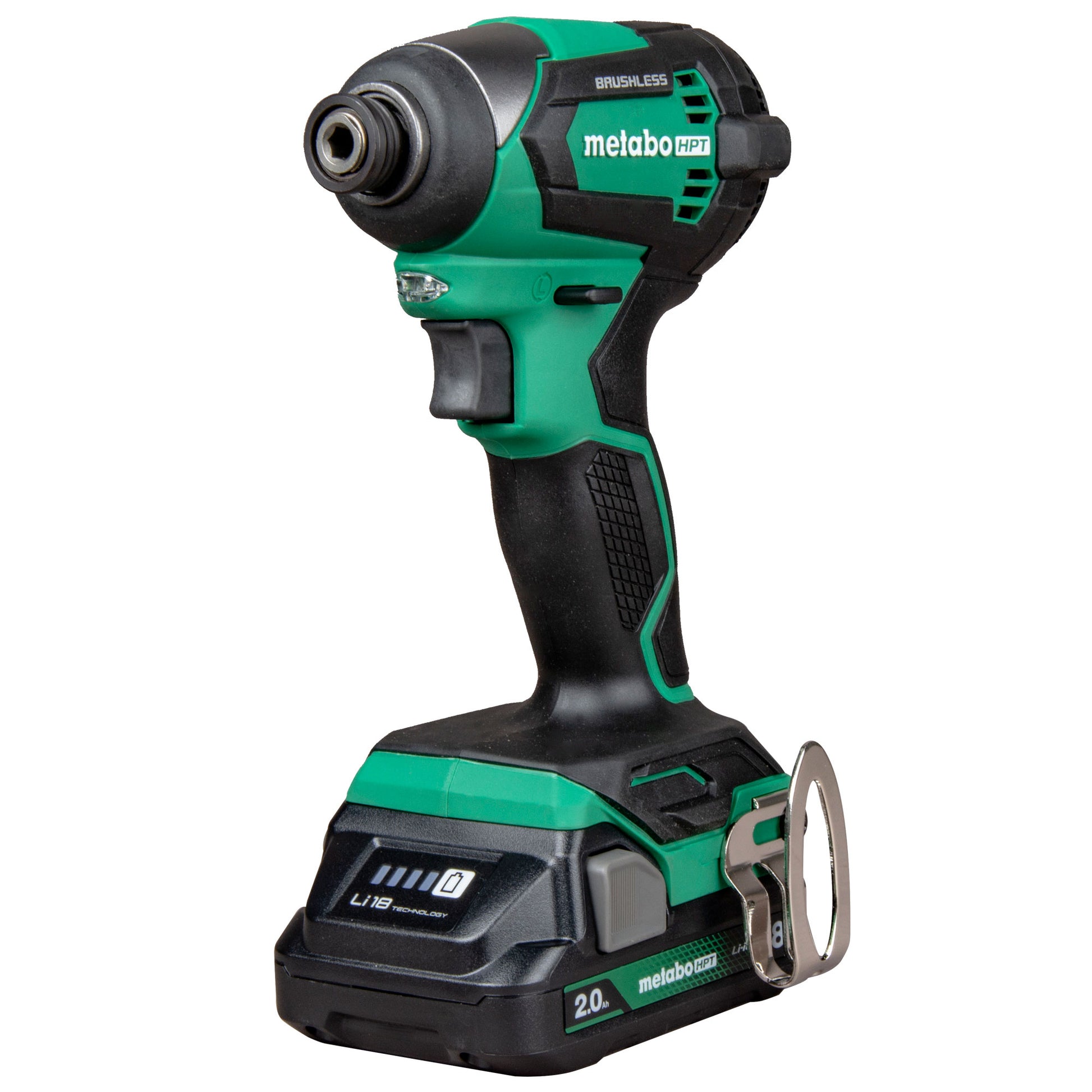 Metabo HPT 18V Cordless 18GA Brad Nailer & Impact Driver Combo Kit KC18DEXQDM