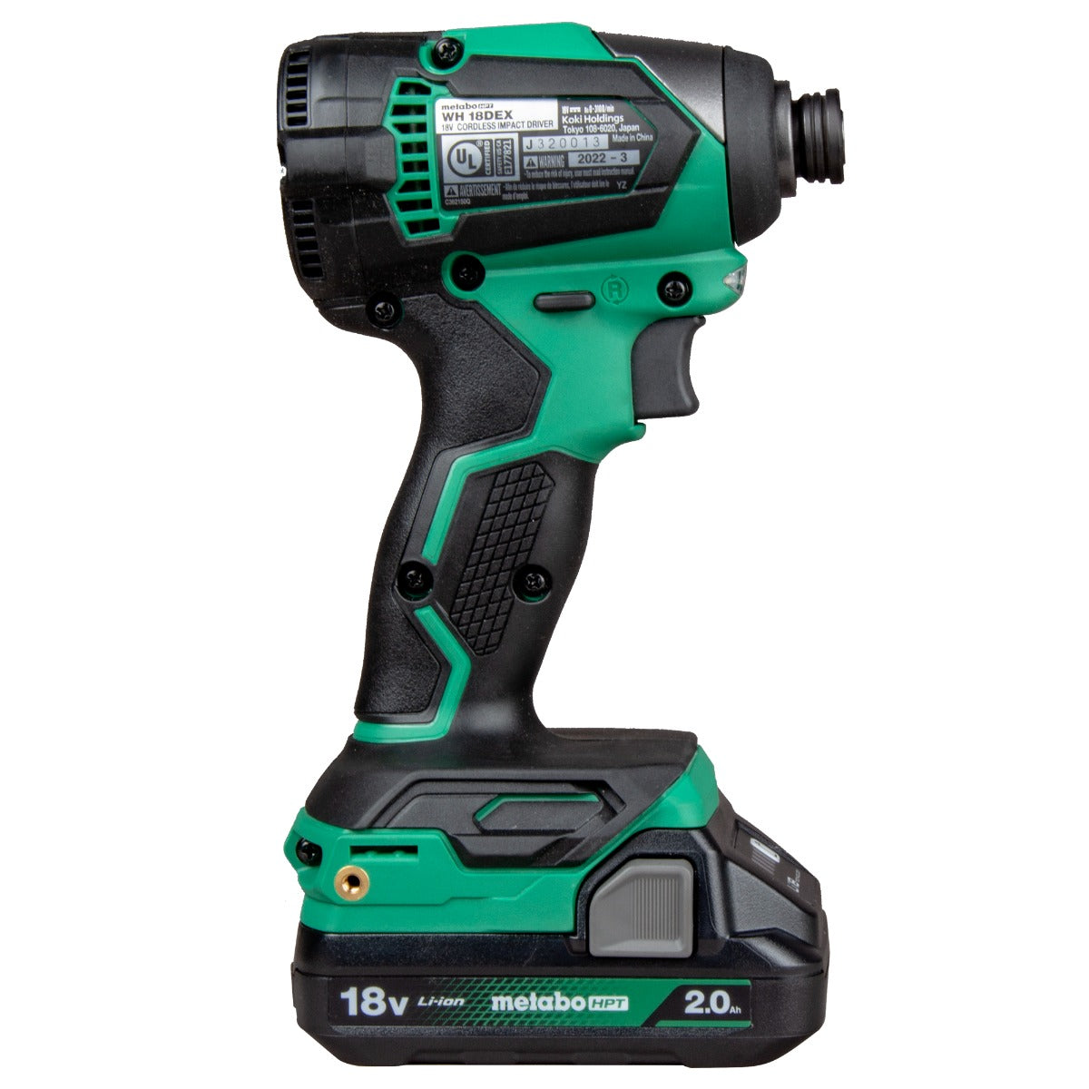 Metabo 18V MultiVolt Cordless Brushless Impact Driver Kit with 2x 2.0Ah Batteries, Charger & Bag WH18DEXM