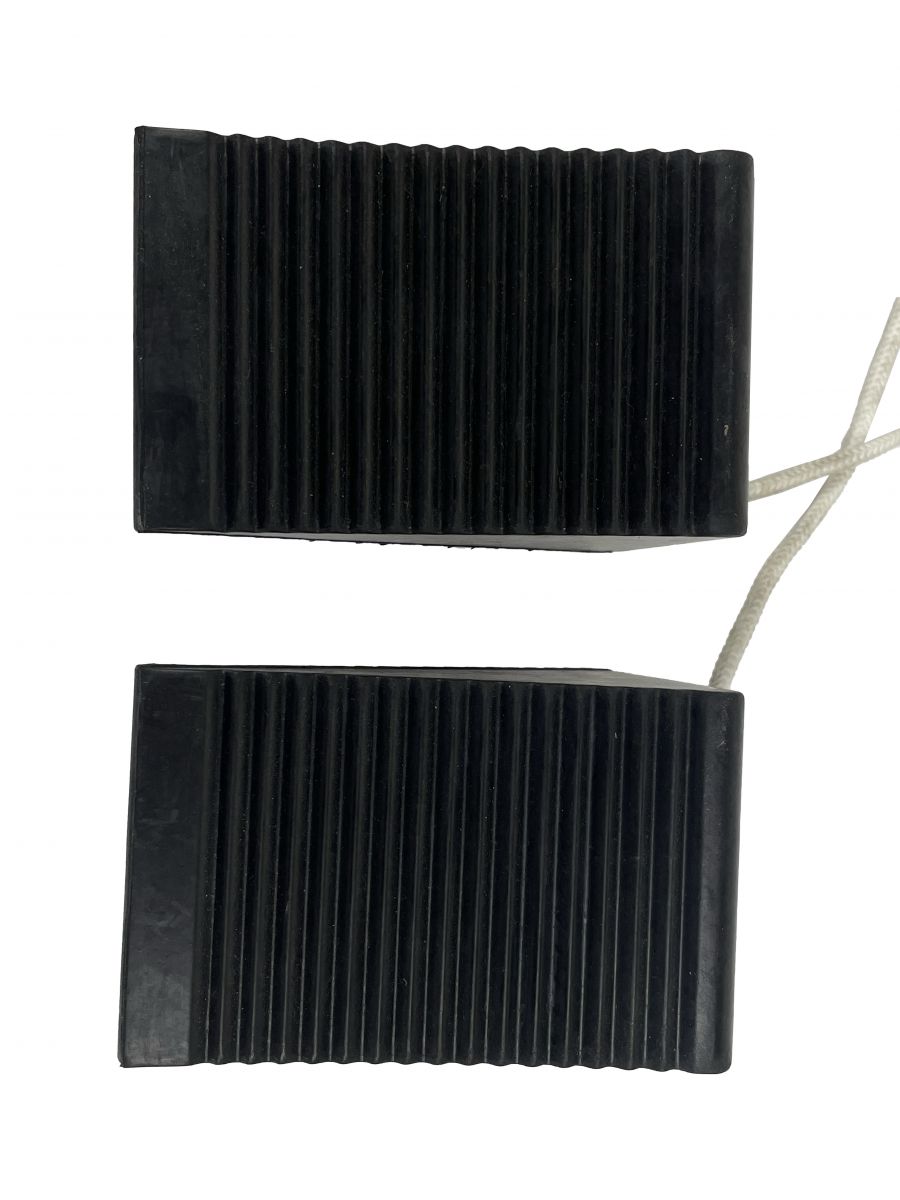 Blubird Compact Wheel Chocks, 2-Pack BBRWC07