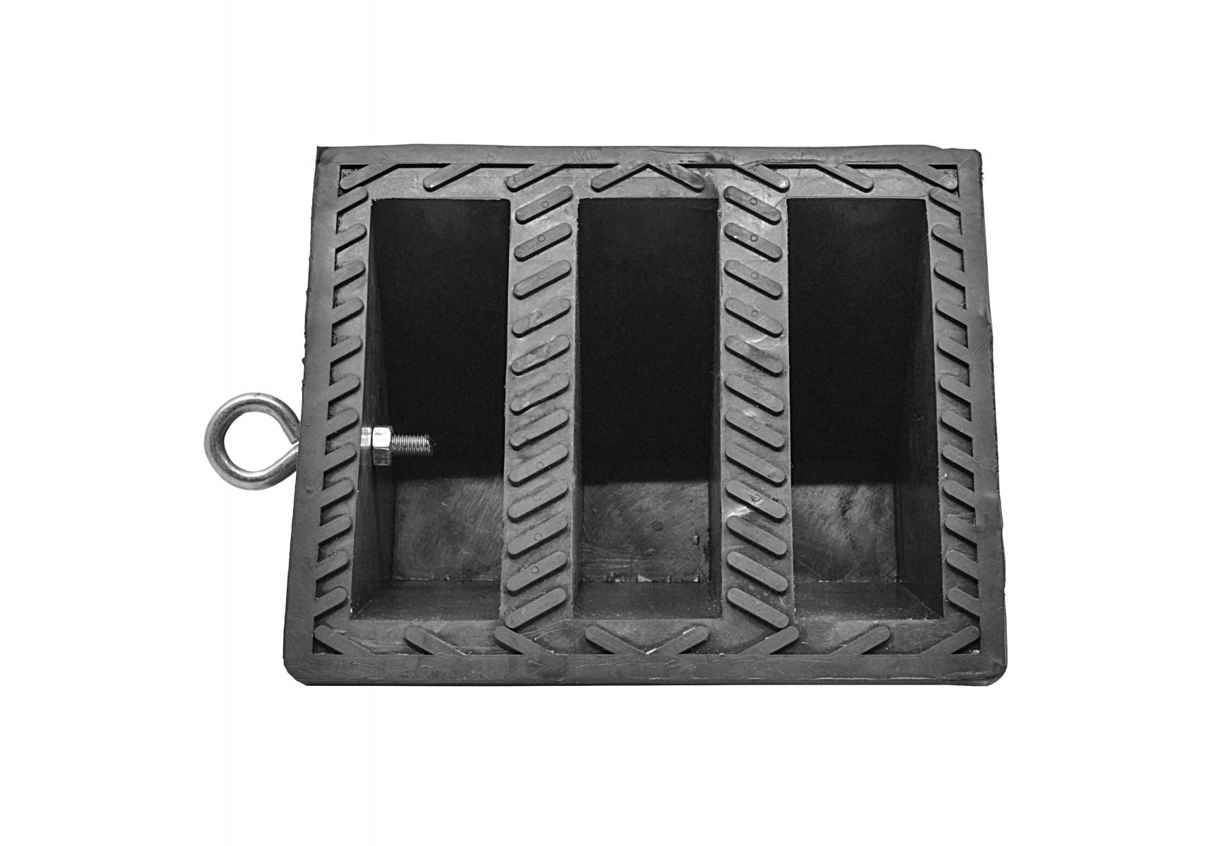 Blubird Pyramid Wheel Chock with Eye Bolt BBRWC01