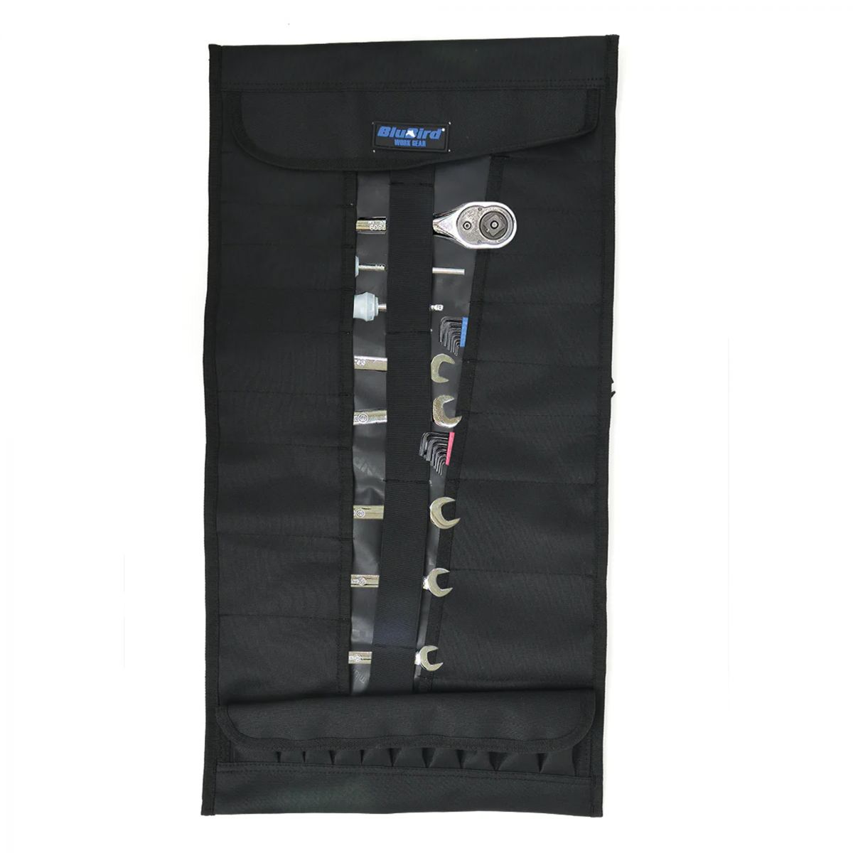 Blubird Multi Pocket Tool Roll Organizer with 32 Pockets BBTB05