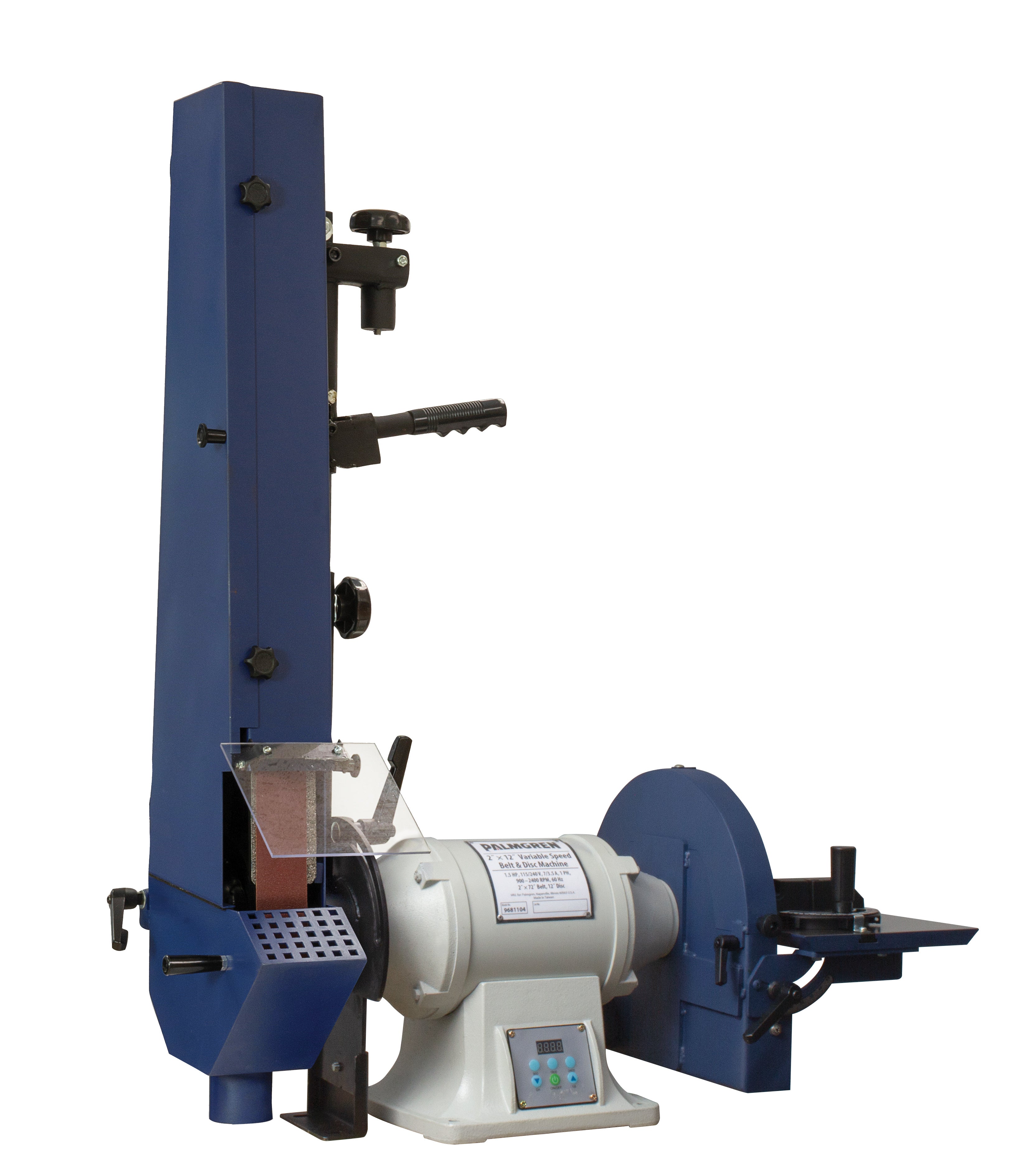 2" x 72" & 12" VS Combination Belt & Disc Machine