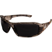 Edge Eyewear Brazeau Safety Glasses, Forest Camo Frame, Smoke Lens XB116CF
