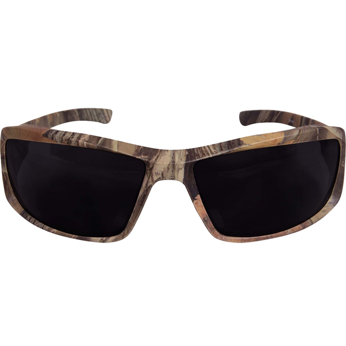 Edge Eyewear Brazeau Safety Glasses, Forest Camo Frame, Smoke Lens XB116CF