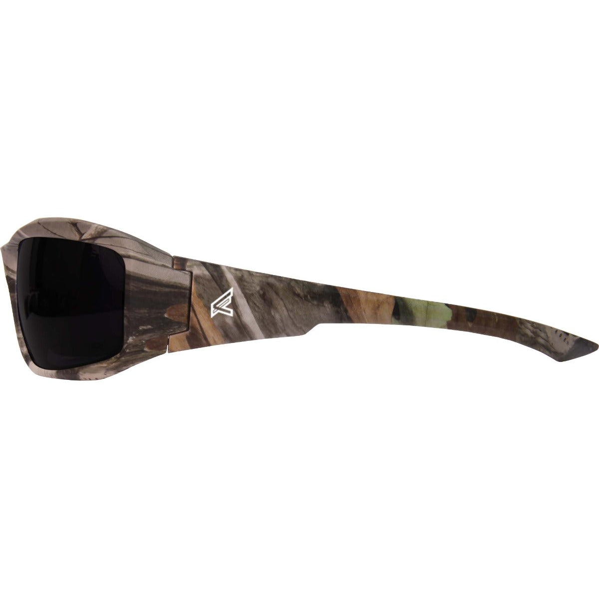 Edge Eyewear Brazeau Safety Glasses, Forest Camo Frame, Smoke Lens XB116CF
