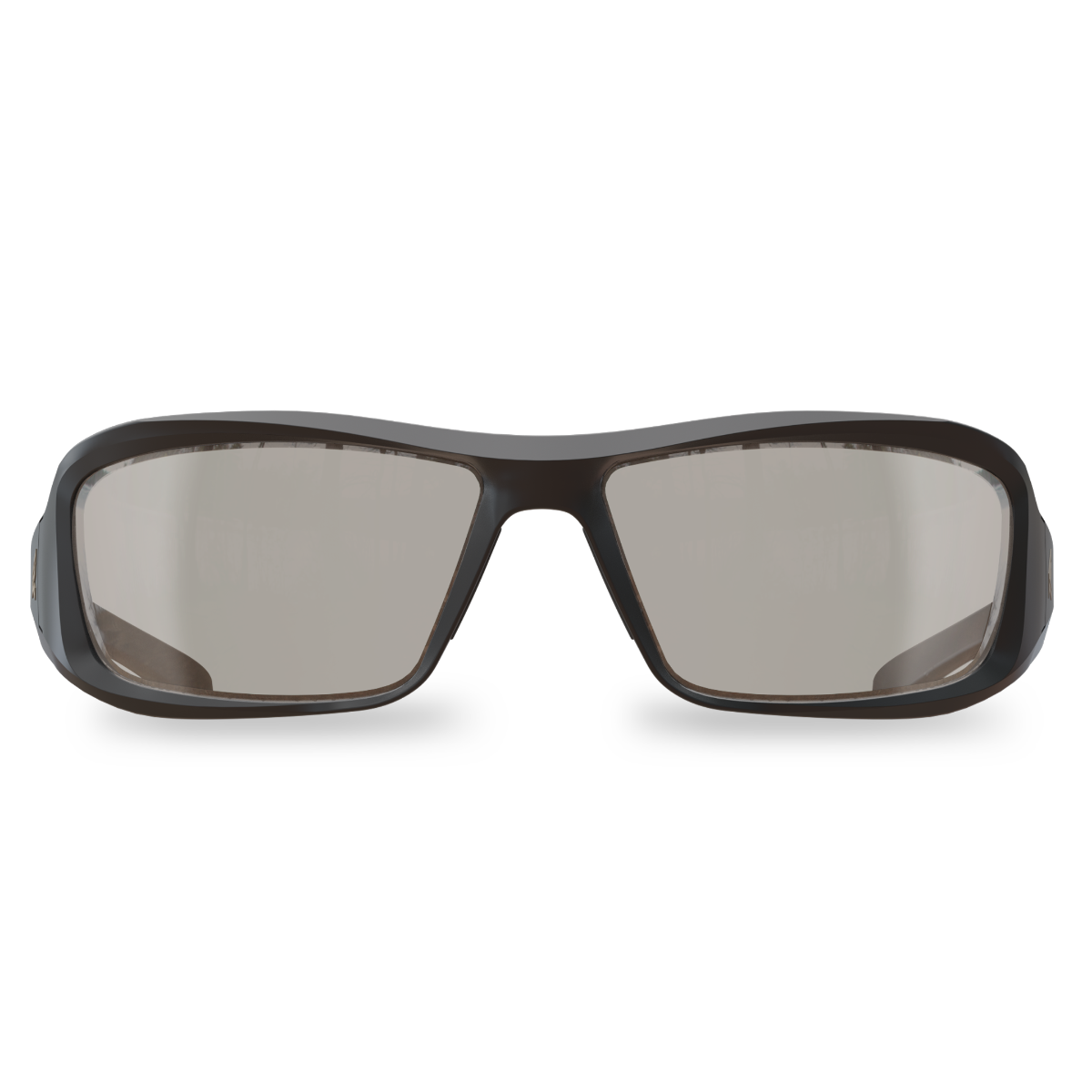 Edge Eyewear Brazeau Safety Glasses, Black Frame, Clear Anti-Reflective Lens XB131AR