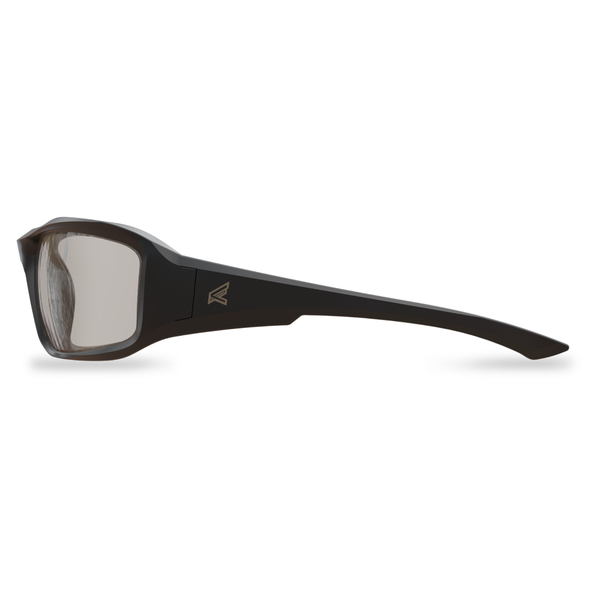 Edge Eyewear Brazeau Safety Glasses, Black Frame, Clear Anti-Reflective Lens XB131AR