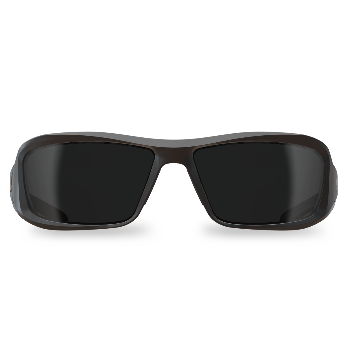 Edge Eyewear Brazeau Safety Glasses, Black Frame, Smoke Vapor Shield Lens XB136VS
