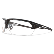 Edge Eyewear Pumori Safety Glasses, Black Frame, Clear Lens XP411