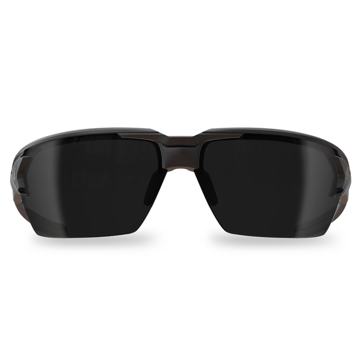 Edge Eyewear Pumori Safety Glasses, Black Frame, Smoke Vapor Shield Lens XP416VS