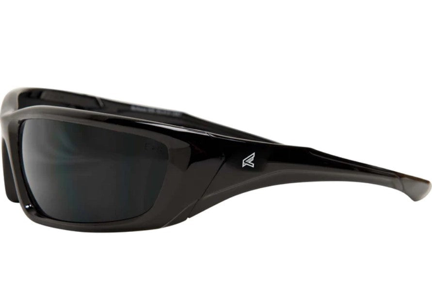Edge Eyewear Robson XL Safety Glasses, Black Frame, Smoke Vapor Shield Lens XR-XL416VS