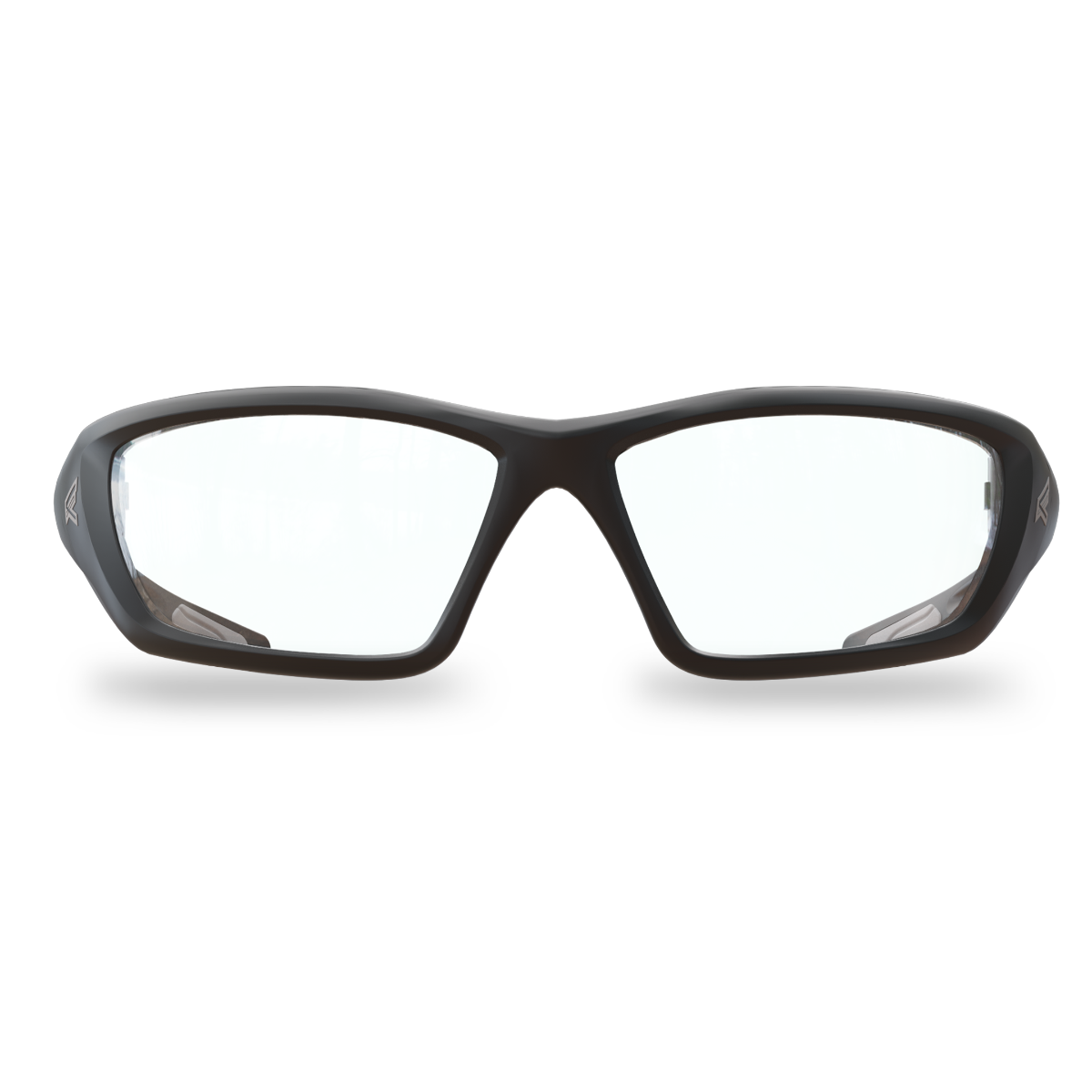 Edge Eyewear Robson Safety Glasses, Black Frame, Clear Lens XR411