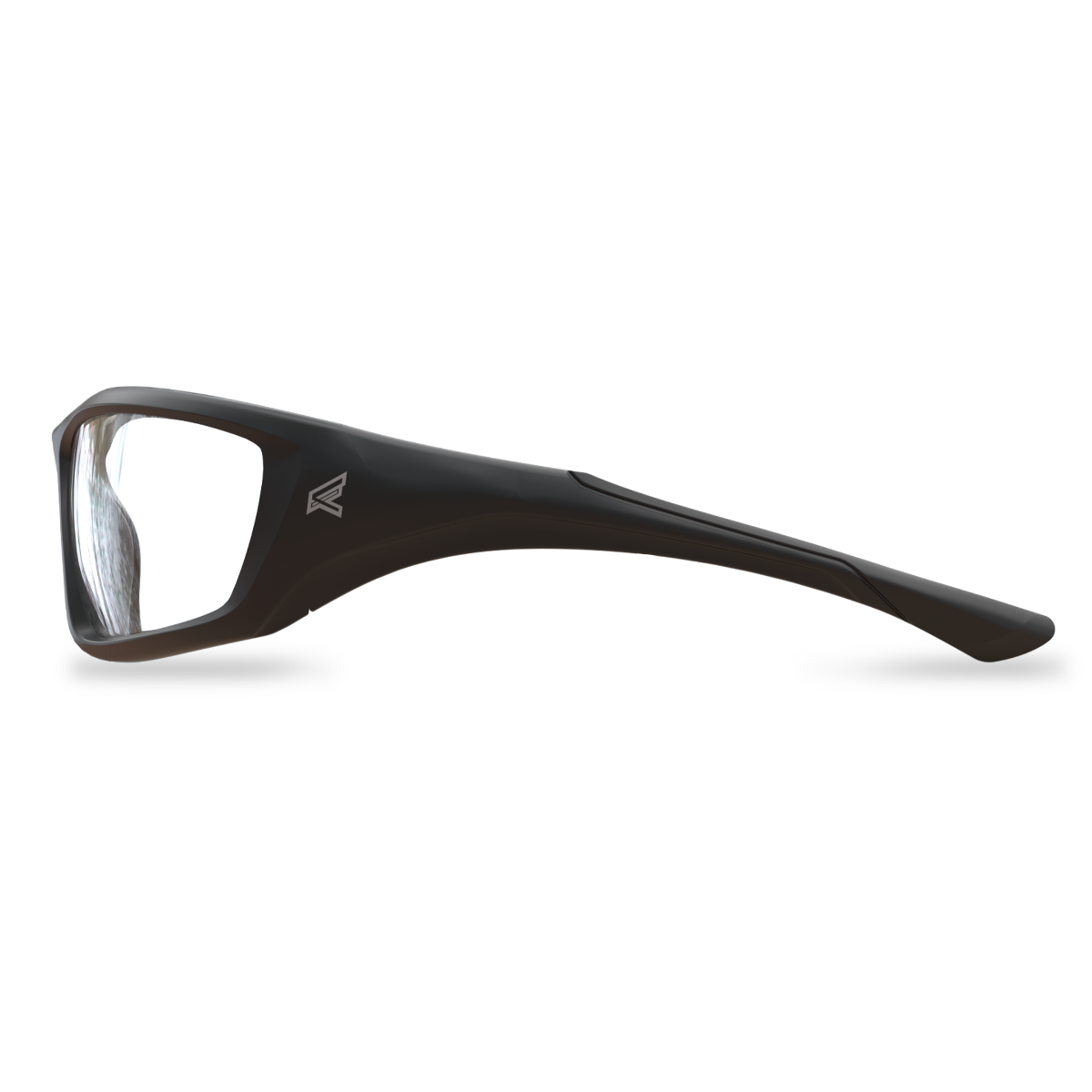 Edge Eyewear Robson Safety Glasses, Black Frame, Clear Lens XR411
