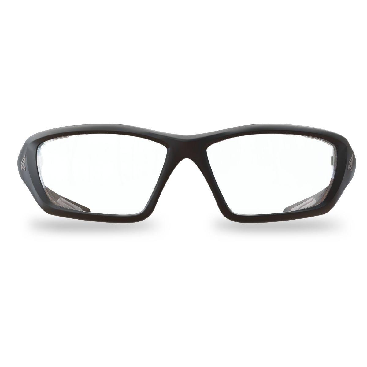 Edge Eyewear Robson Safety Glasses, Black Frame with Gasket, Clear Vapor Shield Lens XR411VSG