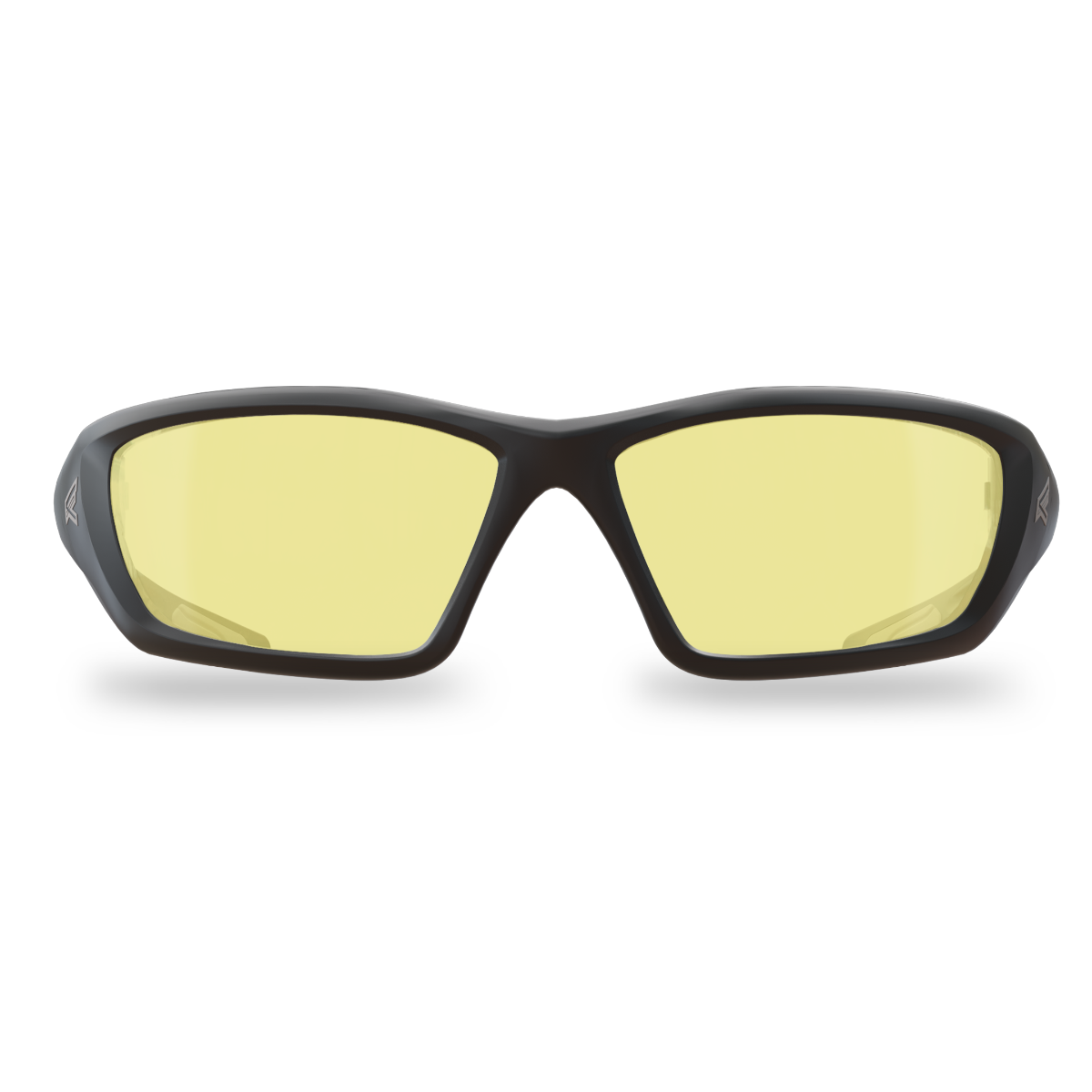 Edge Eyewear Robson Safety Glasses, Black Frame, Yellow Lens XR412