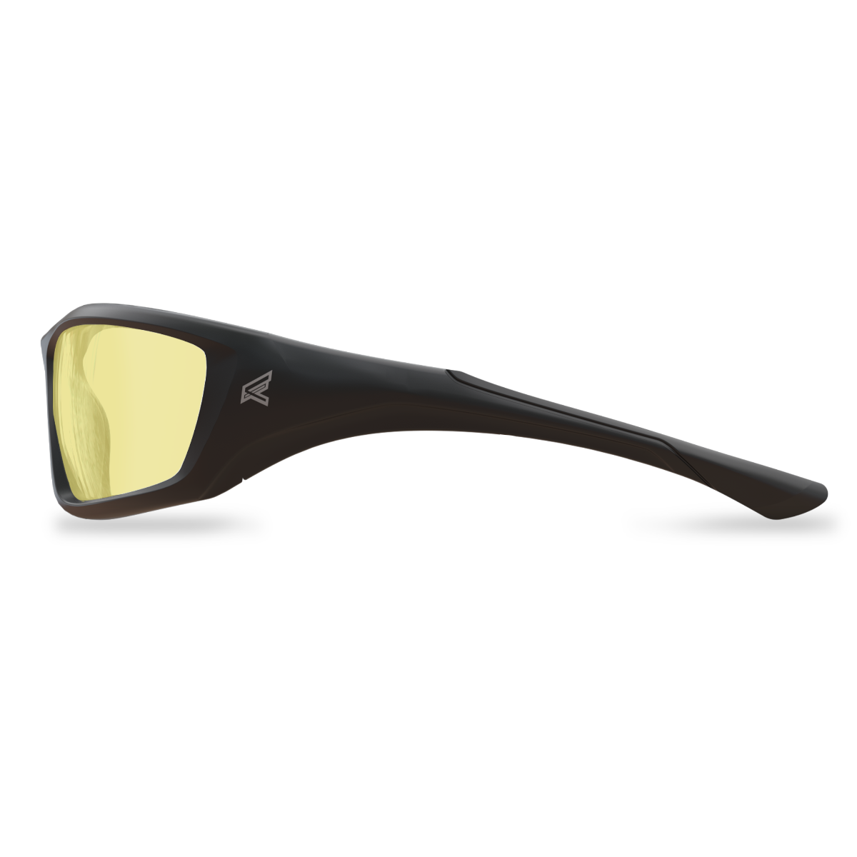 Edge Eyewear Robson Safety Glasses, Black Frame, Yellow Lens XR412