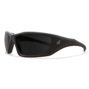 Edge Eyewear Robson Safety Glasses, Black Frame, Smoke Lens XR416