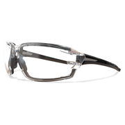 Edge Eyewear Nevosa Safety Glasses, Black Frame with Gasket, Clear Standard Anti-Fog Lens XV411AFG