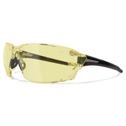 Edge Eyewear Nevosa Safety Glasses, Black Frame, Yellow Lens XV412